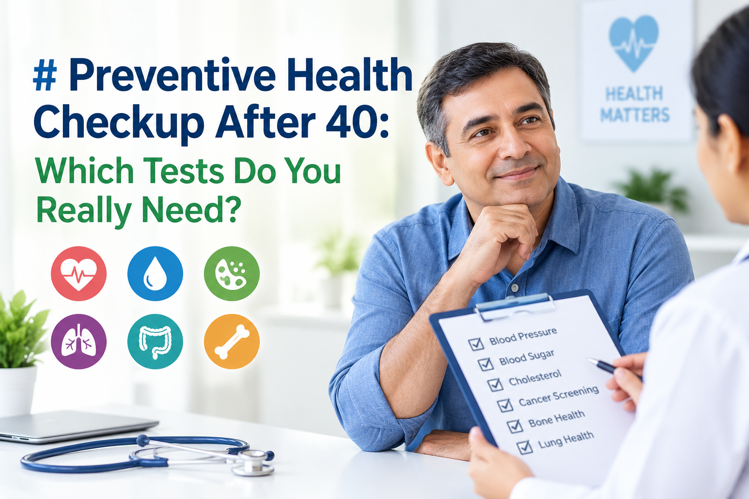 Preventive Health Checkup After 40: Which Tests Do You Really Need?