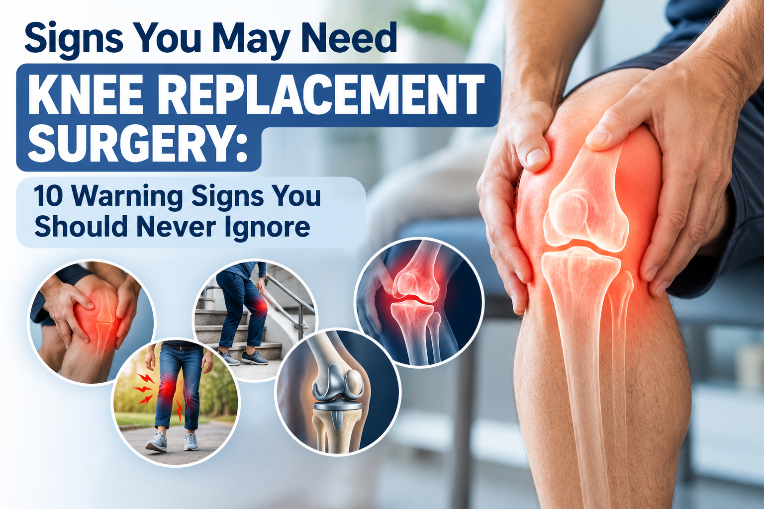 Signs You May Need Knee Replacement Surgery 10 Warning Signs You Should Never Ignore